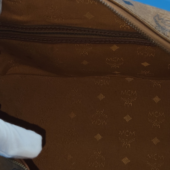 MCM Brown Monogram Handbag - Picture 10 of 14